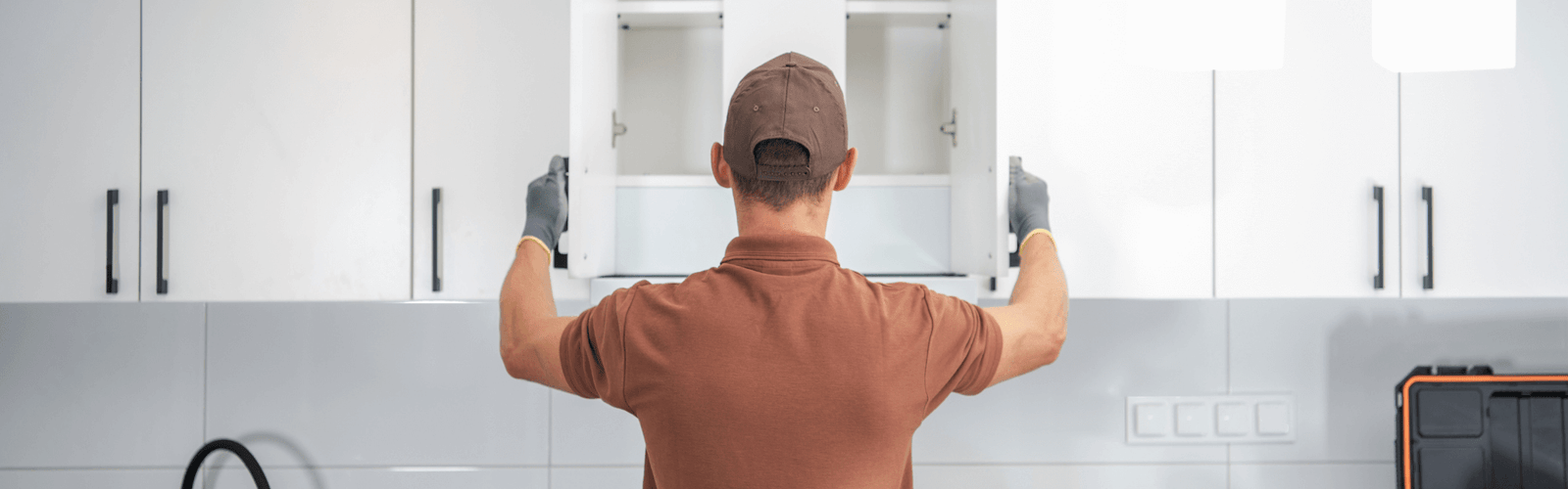 Kitchen gut renovation with island addition in Williamsburg Brooklyn by Dream Build Construction NYC